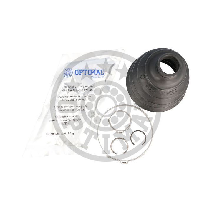 Gofruotoji membrana, kardaninis velenas OPTIMAL CVB-10648TPE