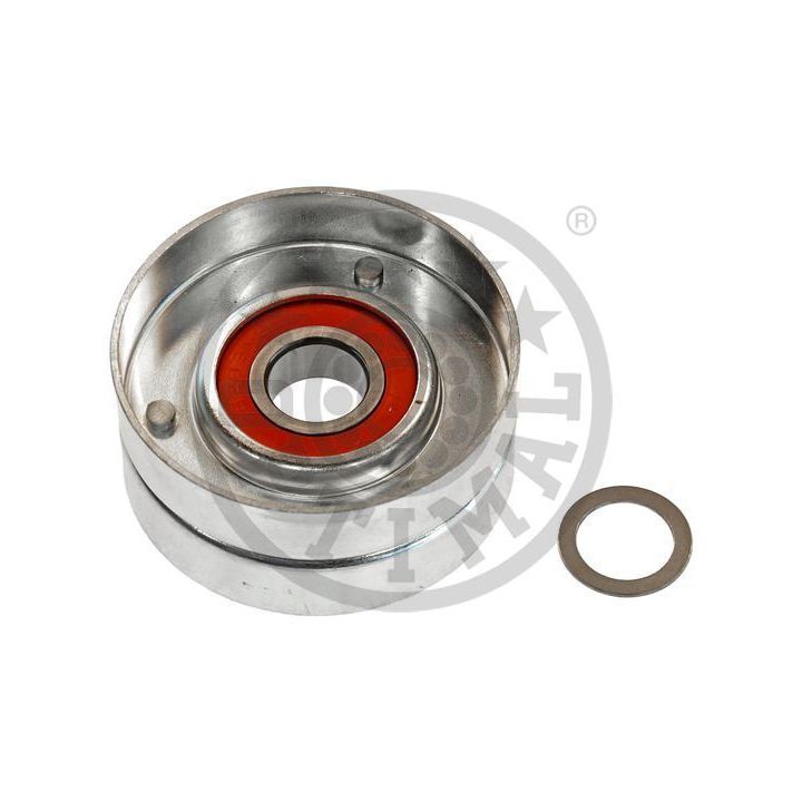 įtempiklio skriemulys, V formos rumbuotas diržas OPTIMAL 0-N2045S