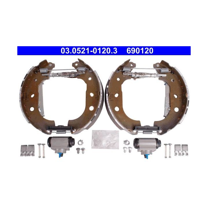 Stabdžių trinkelių komplektas ATE 03.0521-0120.3