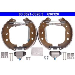 Stabdžių trinkelių komplektas ATE 03.0521-0320.3