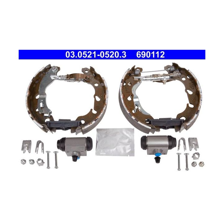 Stabdžių trinkelių komplektas ATE 03.0521-0520.3