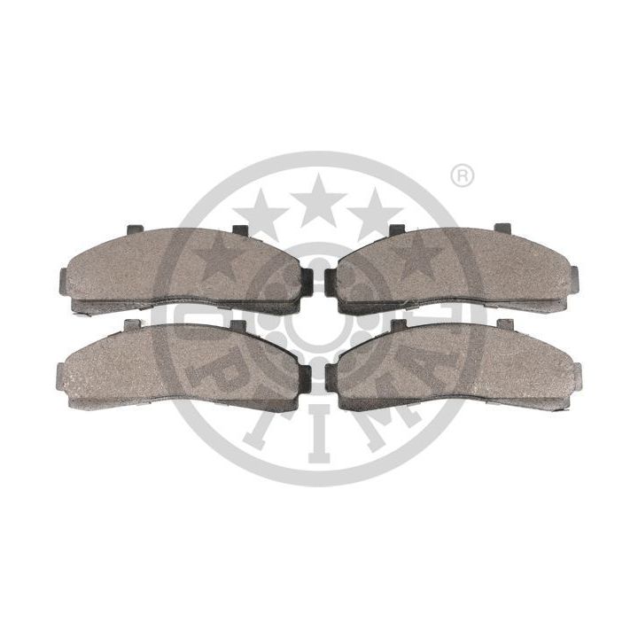 Stabdžių trinkelių rinkinys, diskinis stabdys OPTIMAL 10038