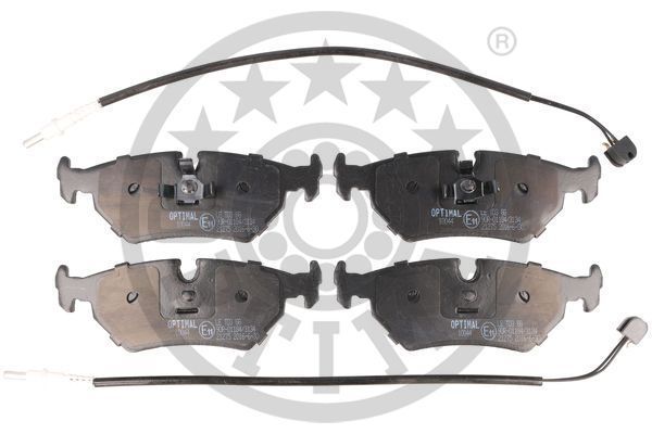 Stabdžių trinkelių rinkinys, diskinis stabdys OPTIMAL 10044