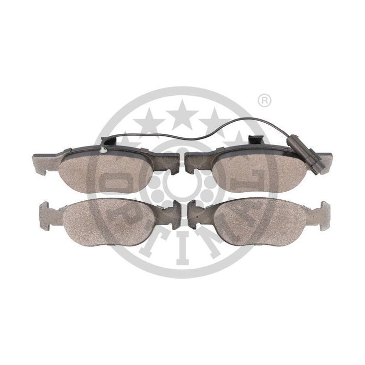 Stabdžių trinkelių rinkinys, diskinis stabdys OPTIMAL 10072