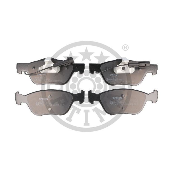 Stabdžių trinkelių rinkinys, diskinis stabdys OPTIMAL 10073
