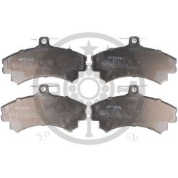 Stabdžių trinkelių rinkinys, diskinis stabdys OPTIMAL 10074