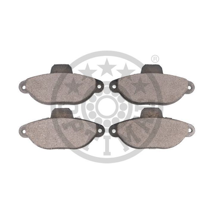 Stabdžių trinkelių rinkinys, diskinis stabdys OPTIMAL 10180