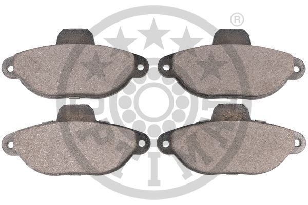 Stabdžių trinkelių rinkinys, diskinis stabdys OPTIMAL 10180