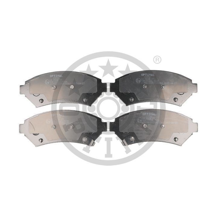 Stabdžių trinkelių rinkinys, diskinis stabdys OPTIMAL 10190