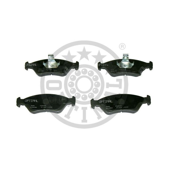 Stabdžių trinkelių rinkinys, diskinis stabdys OPTIMAL 10202