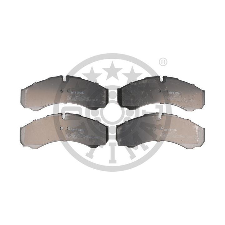 Stabdžių trinkelių rinkinys, diskinis stabdys OPTIMAL 10210