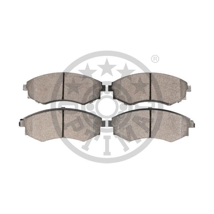 Stabdžių trinkelių rinkinys, diskinis stabdys OPTIMAL 10237