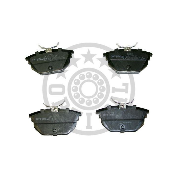 Stabdžių trinkelių rinkinys, diskinis stabdys OPTIMAL 10304