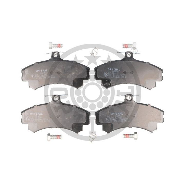 Stabdžių trinkelių rinkinys, diskinis stabdys OPTIMAL 10306