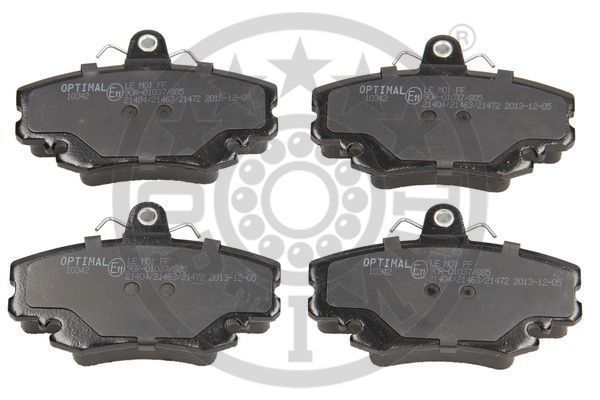 Stabdžių trinkelių rinkinys, diskinis stabdys OPTIMAL 10342