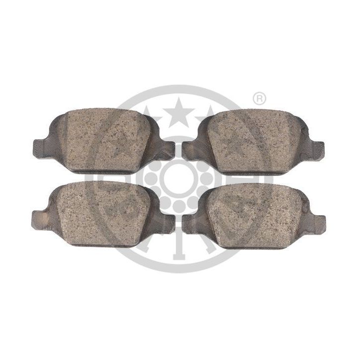 Stabdžių trinkelių rinkinys, diskinis stabdys OPTIMAL 10390