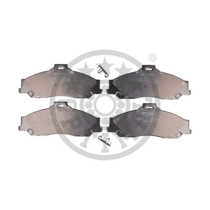 Stabdžių trinkelių rinkinys, diskinis stabdys OPTIMAL 10396