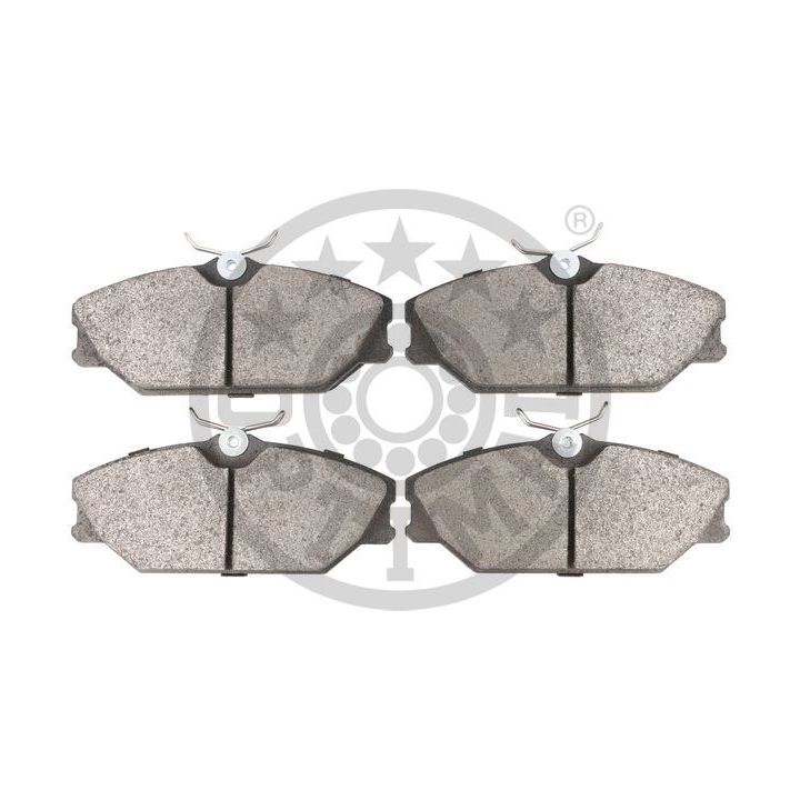 Stabdžių trinkelių rinkinys, diskinis stabdys OPTIMAL 10438