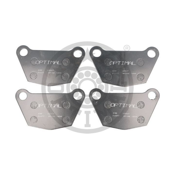 Stabdžių trinkelių rinkinys, diskinis stabdys OPTIMAL 12017