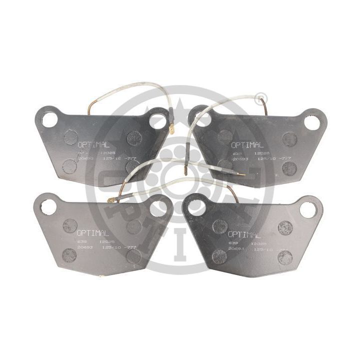 Stabdžių trinkelių rinkinys, diskinis stabdys OPTIMAL 12025