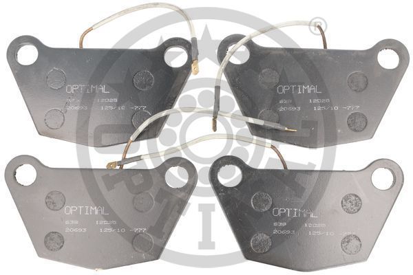 Stabdžių trinkelių rinkinys, diskinis stabdys OPTIMAL 12025