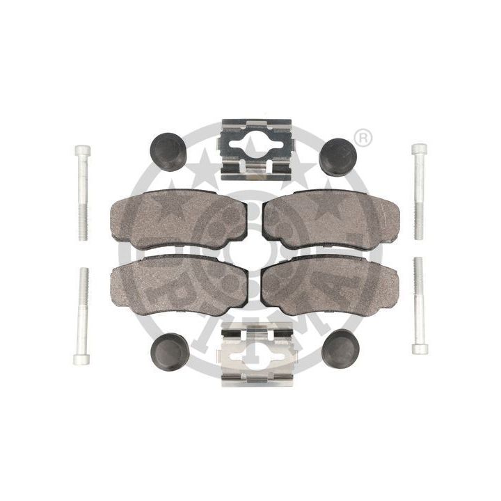 Stabdžių trinkelių rinkinys, diskinis stabdys OPTIMAL 12029