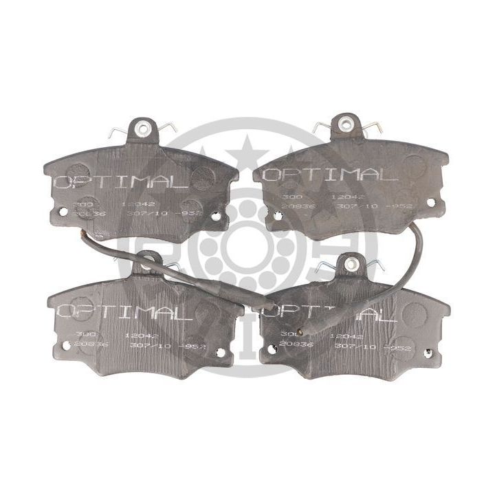 Stabdžių trinkelių rinkinys, diskinis stabdys OPTIMAL 12042