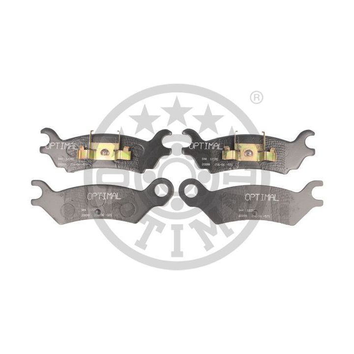 Stabdžių trinkelių rinkinys, diskinis stabdys OPTIMAL 12050