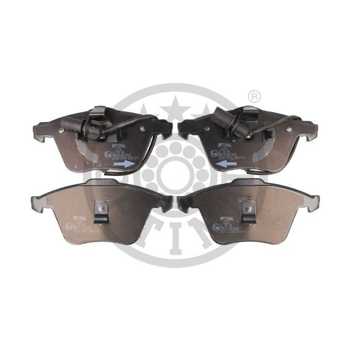 Stabdžių trinkelių rinkinys, diskinis stabdys OPTIMAL 12128