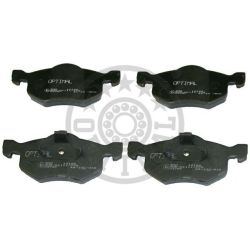 Stabdžių trinkelių rinkinys, diskinis stabdys OPTIMAL 12129