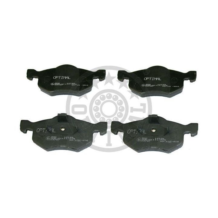 Stabdžių trinkelių rinkinys, diskinis stabdys OPTIMAL 12129