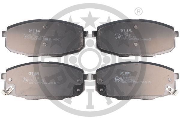 Stabdžių trinkelių rinkinys, diskinis stabdys OPTIMAL 12135