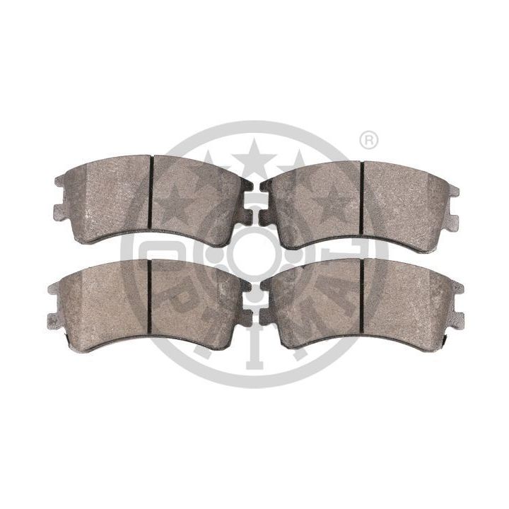 Stabdžių trinkelių rinkinys, diskinis stabdys OPTIMAL 12163