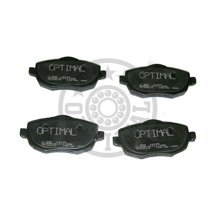 Stabdžių trinkelių rinkinys, diskinis stabdys OPTIMAL 12195