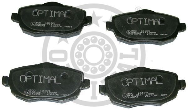 Stabdžių trinkelių rinkinys, diskinis stabdys OPTIMAL 12195