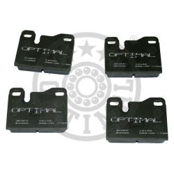 Stabdžių trinkelių rinkinys, diskinis stabdys OPTIMAL 12196