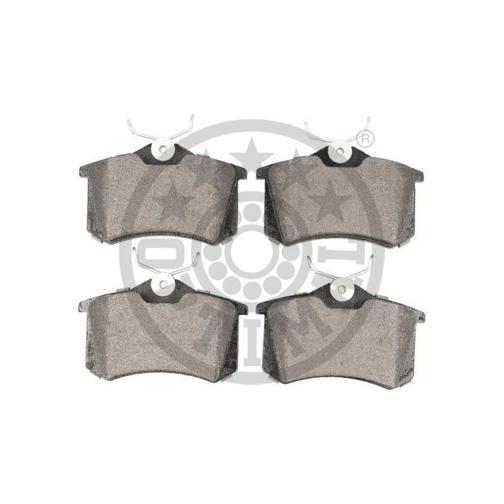 Stabdžių trinkelių rinkinys, diskinis stabdys OPTIMAL 12208