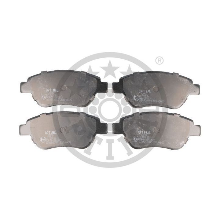 Stabdžių trinkelių rinkinys, diskinis stabdys OPTIMAL 12210