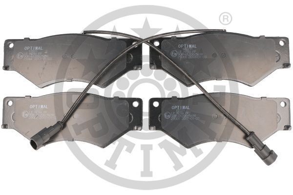 Stabdžių trinkelių rinkinys, diskinis stabdys OPTIMAL 12221