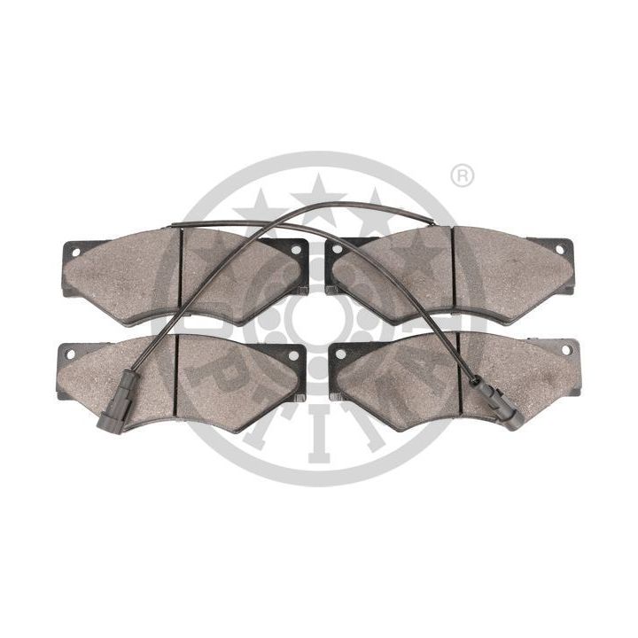 Stabdžių trinkelių rinkinys, diskinis stabdys OPTIMAL 12221