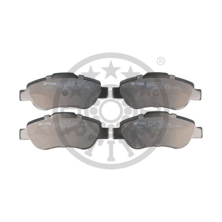 Stabdžių trinkelių rinkinys, diskinis stabdys OPTIMAL 12226