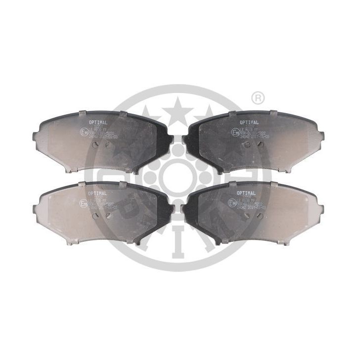 Stabdžių trinkelių rinkinys, diskinis stabdys OPTIMAL 12237