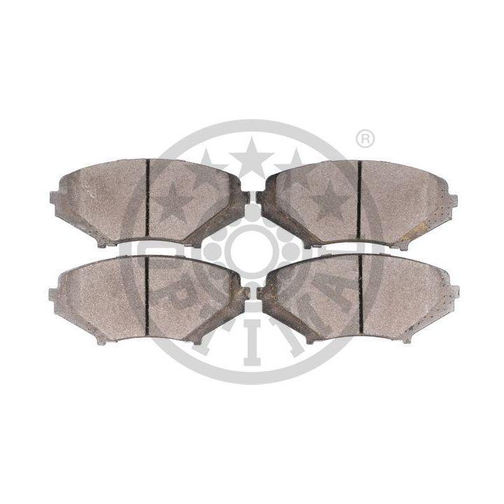 Stabdžių trinkelių rinkinys, diskinis stabdys OPTIMAL 12237