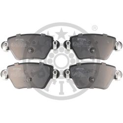 Stabdžių trinkelių rinkinys, diskinis stabdys OPTIMAL 12249