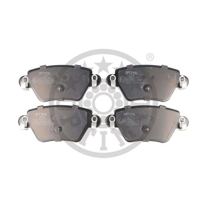 Stabdžių trinkelių rinkinys, diskinis stabdys OPTIMAL 12249