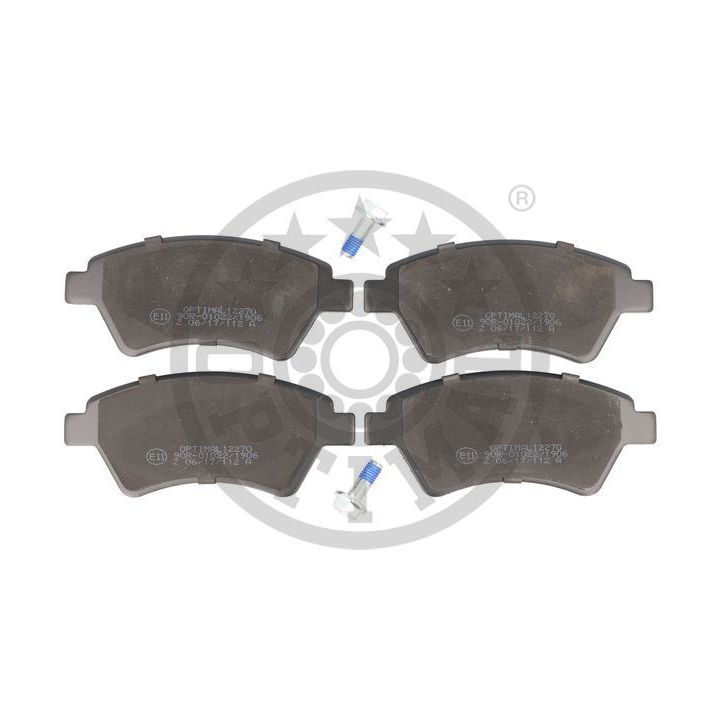 Stabdžių trinkelių rinkinys, diskinis stabdys OPTIMAL 12270