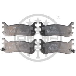 Stabdžių trinkelių rinkinys, diskinis stabdys OPTIMAL 12328