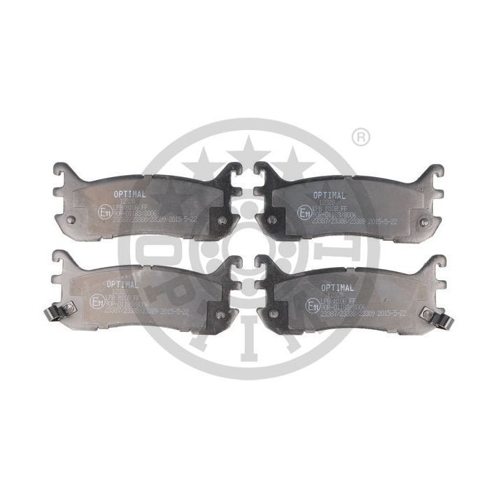 Stabdžių trinkelių rinkinys, diskinis stabdys OPTIMAL 12328