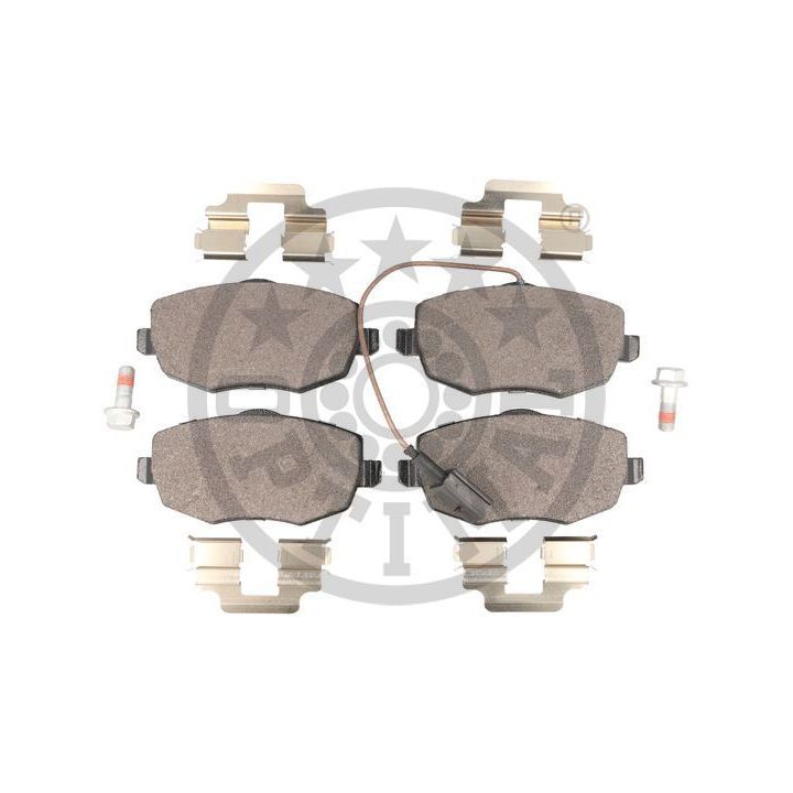 Stabdžių trinkelių rinkinys, diskinis stabdys OPTIMAL 12333