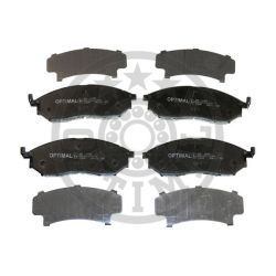 Stabdžių trinkelių rinkinys, diskinis stabdys OPTIMAL 12345